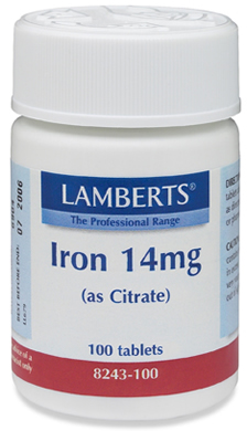Iron 14mg (as Citrate) x100