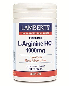 L-Arginine 1000mg 90 tablets