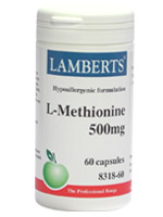 L-Methionine 500mg 60 capsules