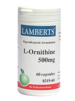 L-Ornithine 500mg 60 capsules