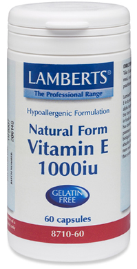 Natural Form Vitamin E 1000iu Gelatin