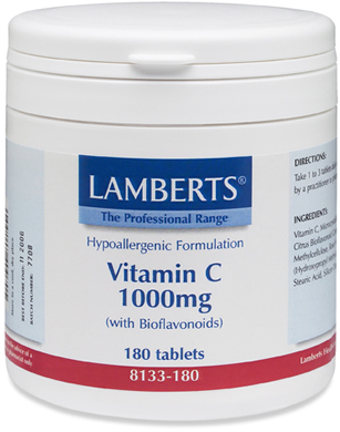 Vitamin C 1000mg with Bioflavonoids 180