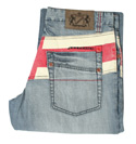 Blue St George Bootcut Button Fly Jeans