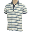 Blue Stripe Polo Shirt