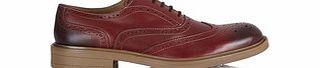 Lambretta Bordeaux red laced Gibson brogues