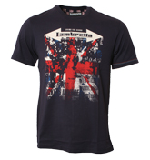 Deep Purple T-Shirt with Printed Design