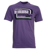 Lilac T-Shirt with Printed Design