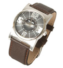 Lui Leather Watch - Silver