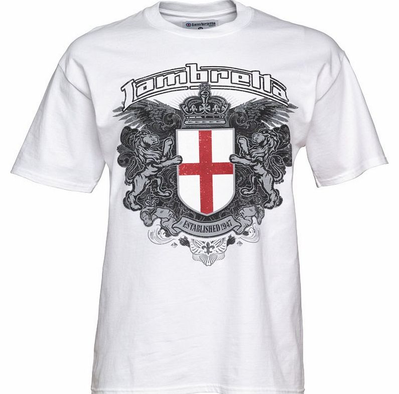Mens Crest Logo T-Shirt White
