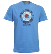 Turquoise T-Shirt with Printed Target