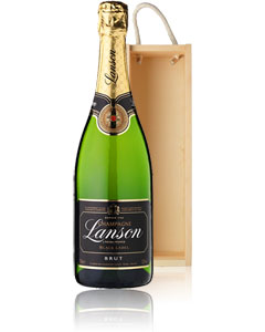 lanson Black Label Wooden-boxed single bottle Gift Pack (75cl)