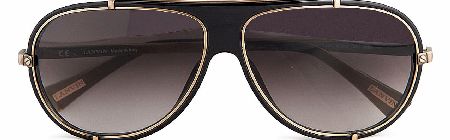 Lanvin Black Double Frame Sunglasses