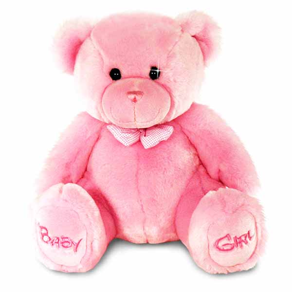 Large Baby Girl Bear Soft Toy