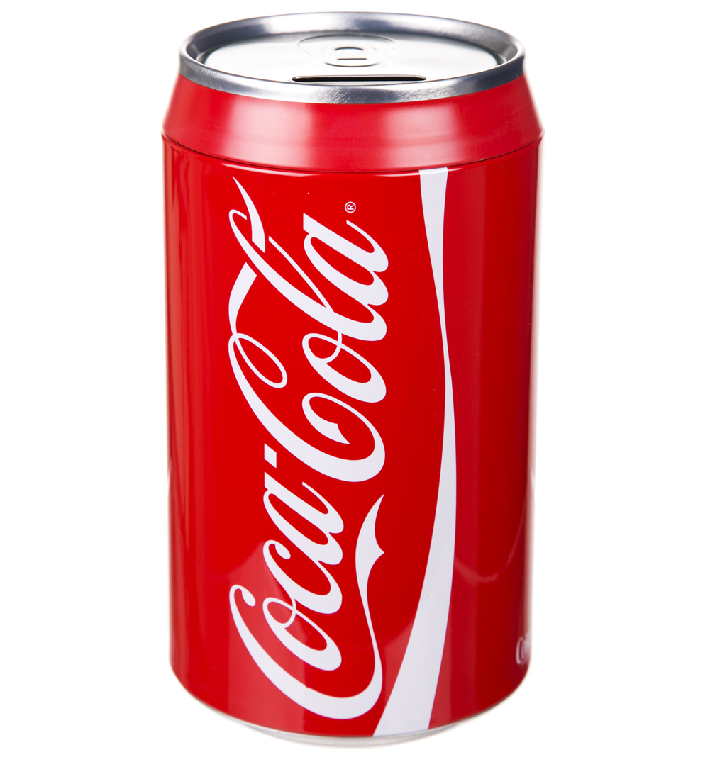 Large Coca-Cola Can Tin Moneybox 20cm