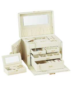 Cream Jewellery Box