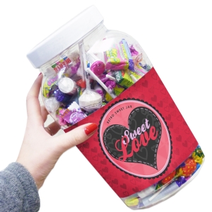 Large Red Sweet Love Tub of Sweets