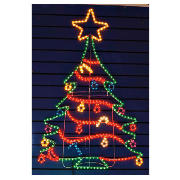 Large Rope Light Tree Outdoor