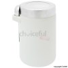 Large White Ceramic Storage Canister With