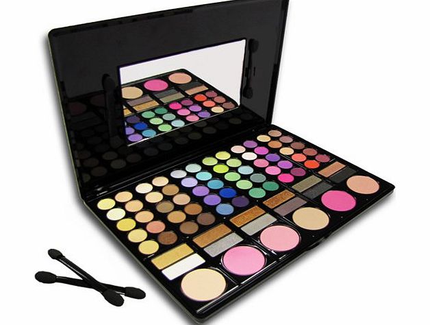 LaRoc 78 Colour Eyeshadow Eye Shadow Palette Makeup Kit Set Make Up Box with Mirror