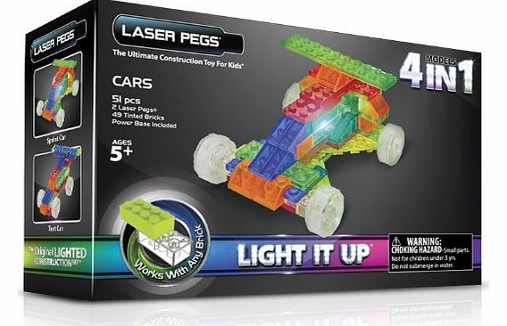 Laser Pegs 4-in-1 MPS Sprint Car Construction Set