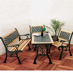 Lattice Garden Furniture Set