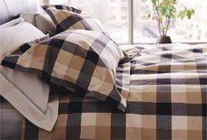 Laura Ashley MITFORD CHECK LARGE DOUBLE DUVET COVER