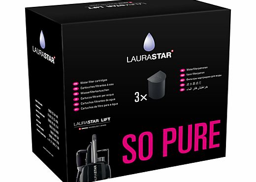 Laurastar Lift Water Cartridges, Pack of 3