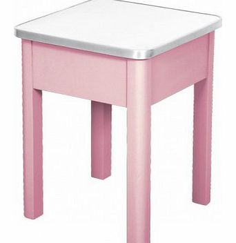 Laurette Aluminium Stool - Vintage Pink `One size