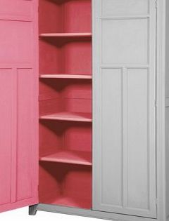 Laurette Parisian Wardrobe - Light Grey/Bubblegum `One size