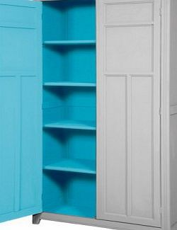 Laurette Parisian Wardrobe - Light Grey/Turquoise `One size