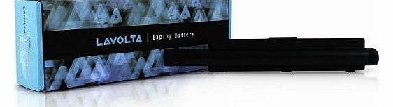 Lavolta Original Laptop Battery for Toshiba Satellite Pro L300 Series, extended capacity 6600 mAh