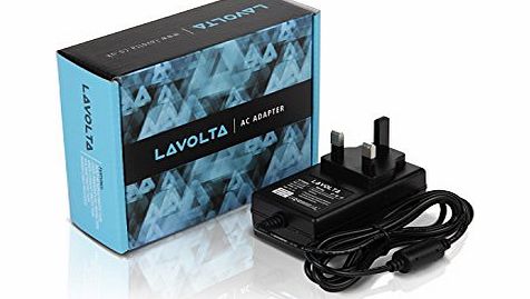 Lavolta Power Supply for WD My Book 500GB 640GB 1TB 2TB External HDD Hard Drive Disk - Replacement Mains Adaptor AC Adapter Charger PSU with UK Plug
