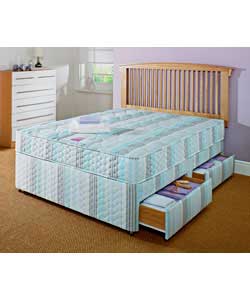 Beds Pure Memory Foam King Size Divan - 4 Drawers