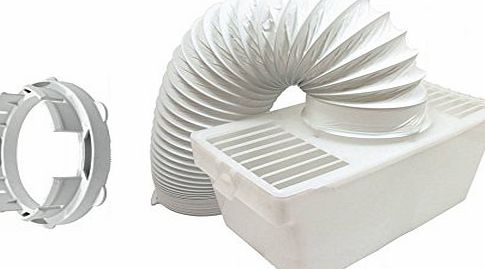 Lazer Electrics White Knight Crosslee CL332 CL372 Tumble Dryer Vent Kit Box Hose amp; Adaptor Kit Spare Part