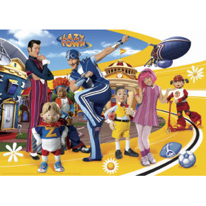 LazyTown 24pc Giant Floor Puzzle **NEW** - NP
