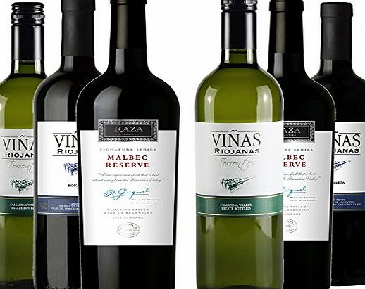 Le Bon Vin Argentinian Mixed Wine Selection 75 cl (Case of 6)