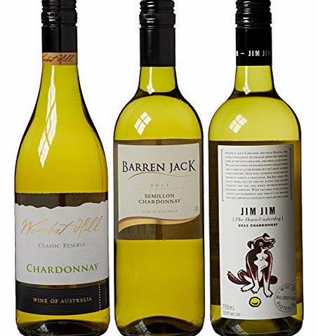 Le Bon Vin Australian White Wine Mixed Case Non Vintage 75 cl (Case of 6)