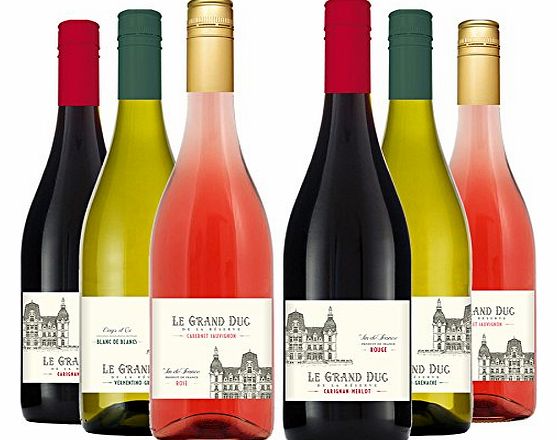 Le Bon Vin Le Grand Duc French Wine Selection Mixed Half Case