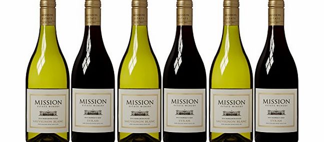 Le Bon Vin Mission Estate Syrah and Sauvignon Blanc Wine Mixed Case Non Vintage 75 cl (Case of 6)