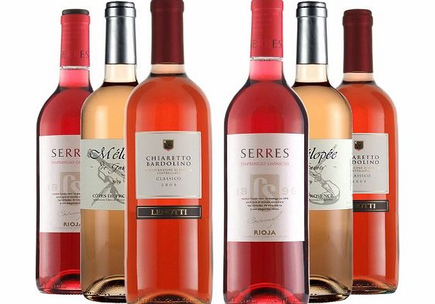 Le Bon Vin Special Rose Wine Selection Mixed Case Non Vintage 75 cl (Case of 6)