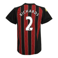 Manchester City Away Shirt 2008/09 with Richards