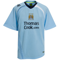 Le Coq Sportif Manchester City Home Shirt 2008/09 - Kids.