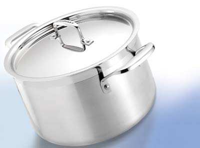 New 3-ply Stainless Steel 24cm Deep