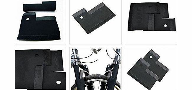 leading-star Adjustable 2 X Bike Front Fork Protector Wrap Cover Set