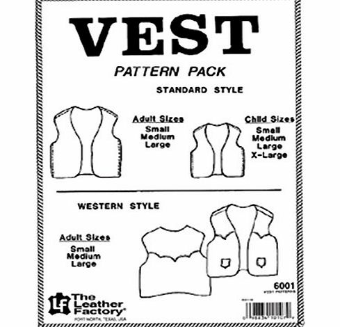 Leadoff Vest Pattern Pack-