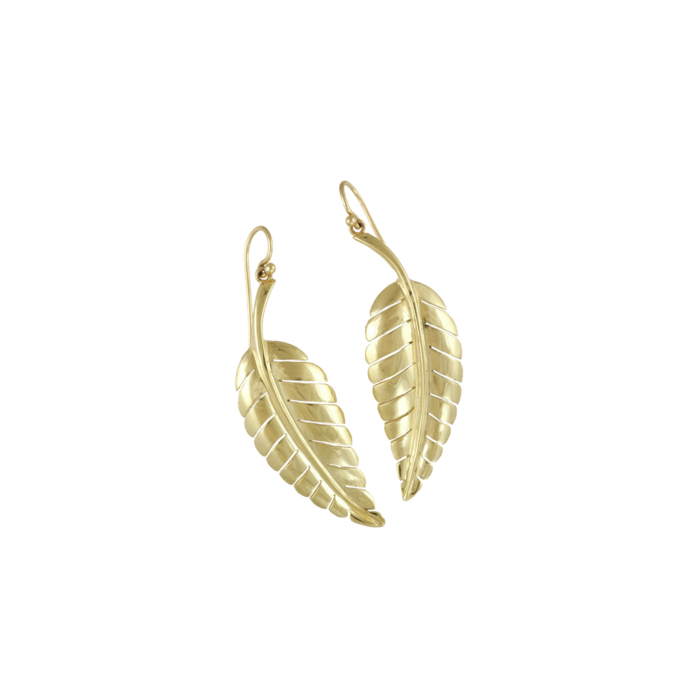 Leaf Drop - Yellow Gold