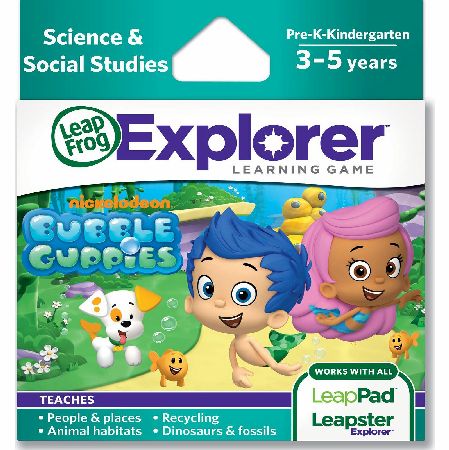 LeapFrog Bubble Guppies Explorer Learning Game