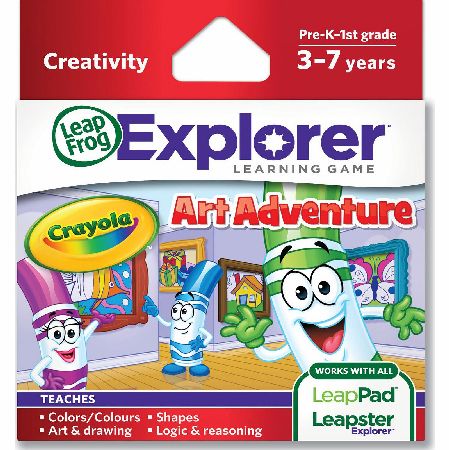 LeapFrog Crayola Art Adventure Explorer Learning Game