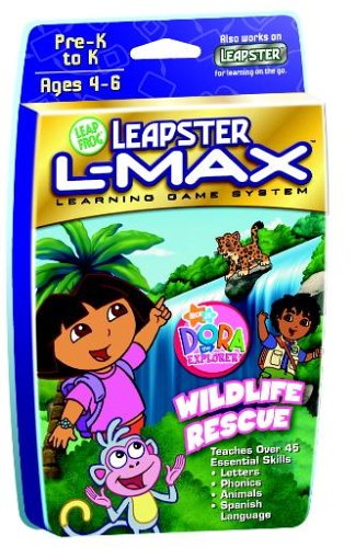 Dora the Explorer - "Wildlife Rescue" - Leapster L-Max Learning Game System Software