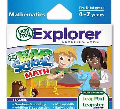 LeapFrog Explorer Game: Leap School Maths (for LeapPad and Leapster)